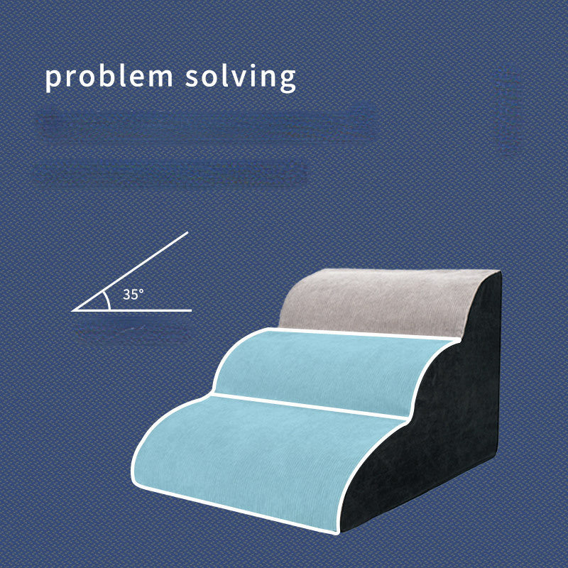 Royal Steps Dog Ramp | Foam Wave Stairs for Senior & Small Dogs