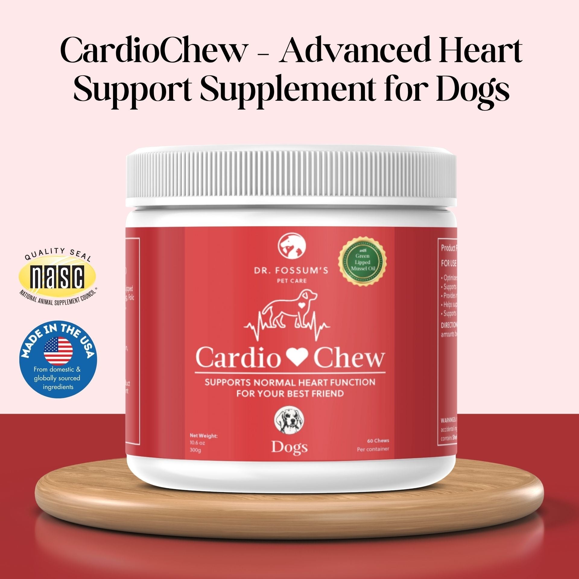Royal Heart CardioChew | Advanced Heart Support Supplement for Senior Dogs
