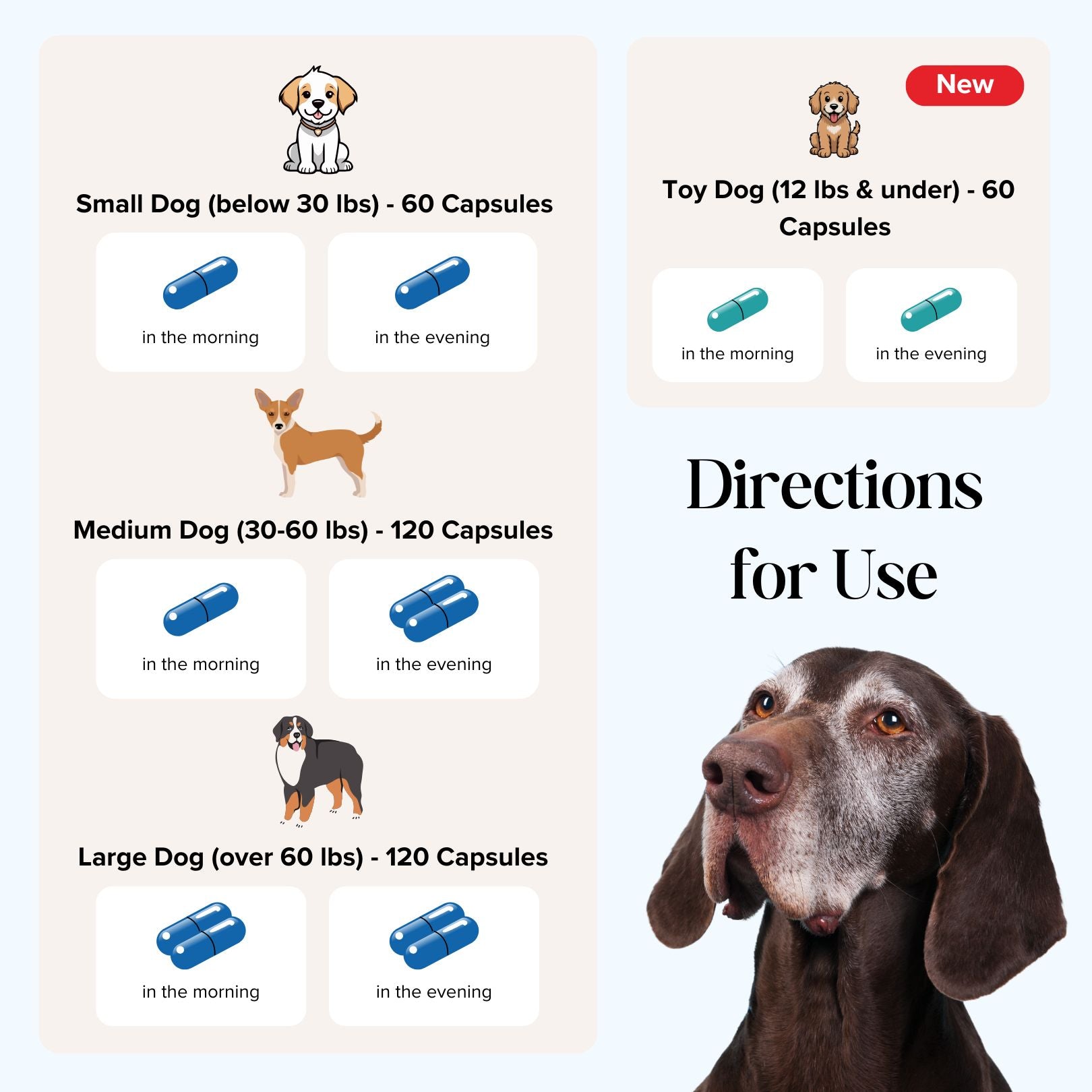 Royal Mind CogniCaps | Canine Cognitive Function Supplement for Senior Dogs