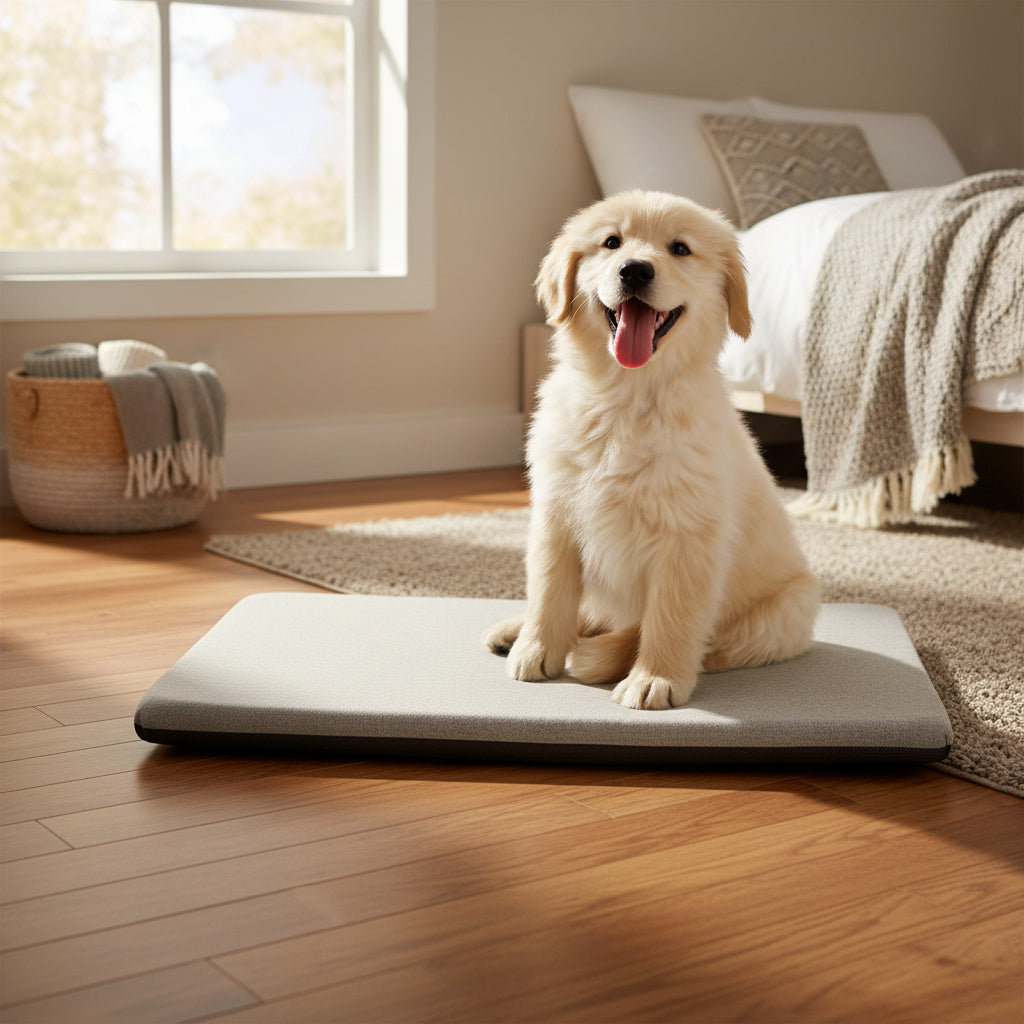 Royal Rest Crate Pad | Washable Orthopedic Dog Crate Mat for Senior & Large Dogs