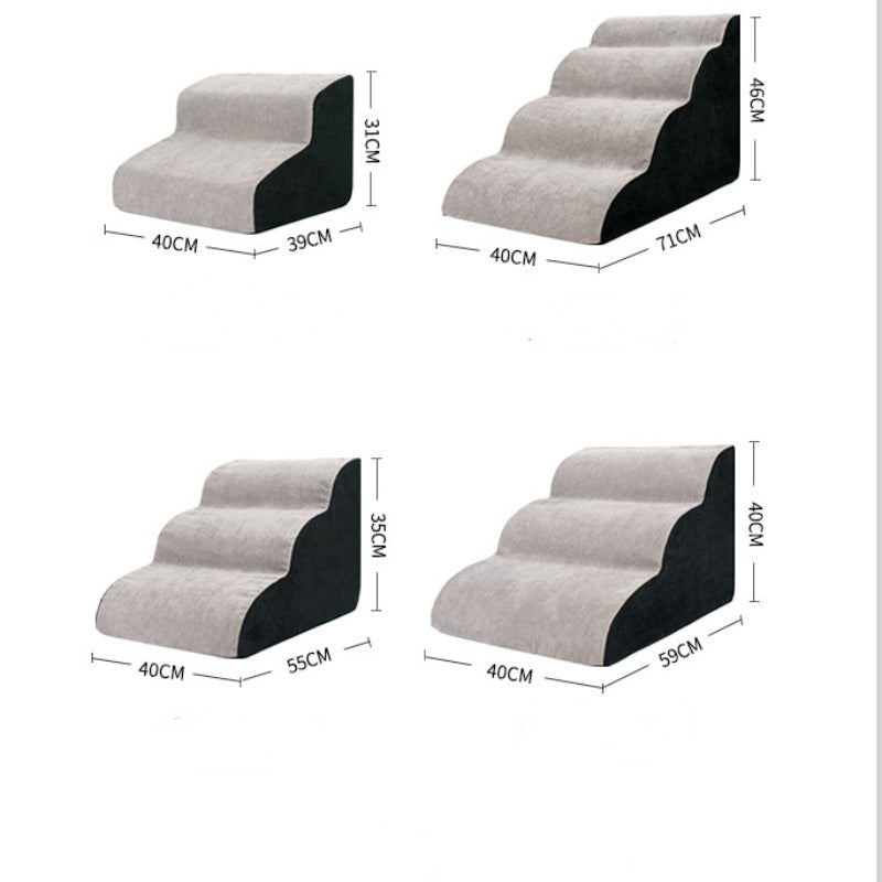 Royal Steps Dog Ramp | Foam Wave Stairs for Senior & Small Dogs